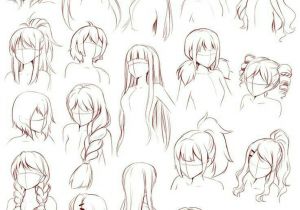 Girl Hairstyles Manga Basics Female Hairstyles Text How to Draw Manga Anime … Art