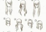 Girl Hairstyles Manga Draw Hair the Arts