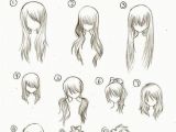 Girl Hairstyles Manga Draw Hair the Arts