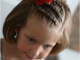 Girl Hairstyles Messy Three Dutch Braids Into A Messy Bun Cute Little Girl S Hairstyle