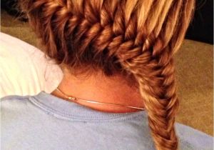 Girl soccer Hairstyles French Fishtail Sporty Hairstyles Pinterest