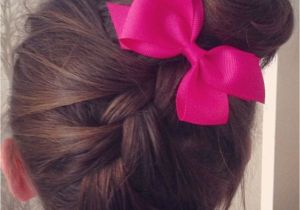 Girls Bow Hairstyle Beautiful Bow Hair Girl Hair Pinterest