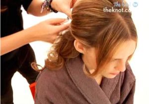 Glamorous Half Up Hairstyles How to Create A Half Up Half Down Wedding Day Hairstyle the Knot