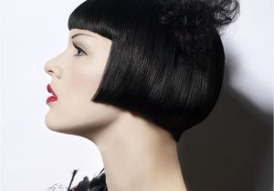 Goth Bob Haircut Gothic Fashion Bob with A sophisticated Black Hair Color