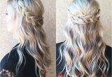 Grad Hairstyles Half Up Half Down Braid Braided Half Up Half Down Hair We â¤ This