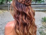 Grad Hairstyles Half Up Half Down Braid Down Hairstyles for Prom Leymatson