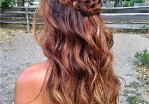 Grad Hairstyles Half Up Half Down Braid Down Hairstyles for Prom Leymatson