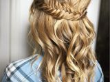 Grad Hairstyles Half Up Half Down Braid Prom Hairstyles for Long Hair Half Up Half Down Leymatson