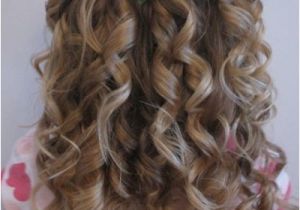 Grade 8 Grad Hairstyles Curly Cute Little Girl Curly Back View Hairstyles Prom Hairstyles