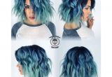 Grunge Bob Haircut 10 Intriguing Blue Hairstyles and Color Ideas 2018 Hair