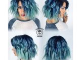 Grunge Bob Haircut 10 Intriguing Blue Hairstyles and Color Ideas 2018 Hair