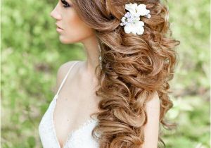 Hair Down to the Side Hairstyles 20 Gorgeous Half Up Wedding Hairstyle Ideas