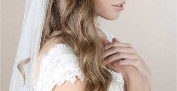 Hair Down Wedding Hairstyles with Veil 4 Half Up Half Down Bridal Hairstyles with Veil