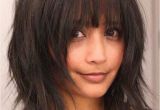 Haircut Bangs Layers Medium Adorable African American Weave Hairstyles Medium Length