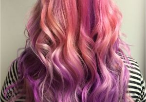 Haircuts Edmonton Pink and Purple Hair Done In Edmonton Alberta by Stylist Ella