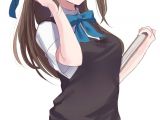 Hairstyle Ala Anime â¡ Anime Art â¡ School Girl School Uniform Bow Tie Ribbon