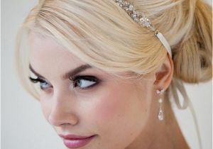 Hairstyle Bouffant Definition Bouffant Fancy formal Hair Simple Sparkly Headband Dark Eyed