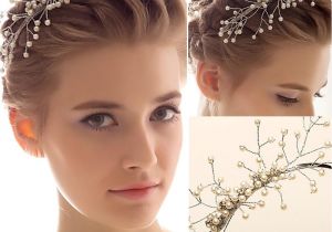 Hairstyle for Bridal Girl Exquisite Bridal Headbans Pearls Simple Wedding Accessories New Year
