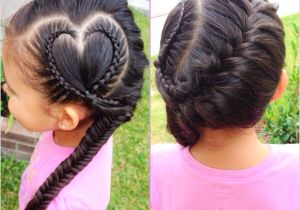 Hairstyle for Child Girl Heart Hair Style for Little Girls