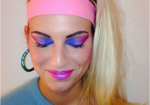 Hairstyle for School Disco Cool 80s Makeup Halloween In 2019