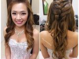 Hairstyle for Wedding Dinner Wedding Dinner Makeup & Hairdo Princess Braided Wavy