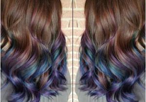 Hairstyles 2019 Dip Dye Here S How to Get Rainbow Hair if You Re A Brunette In 2019