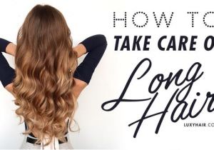 Hairstyles after Taking A Shower How to Take Care Long Hair 7 Best Tips – Luxy Hair