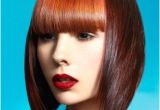 Hairstyles Bangs Definition A Medium Brown Straight Coloured Multi tonal Defined Fringe Womens