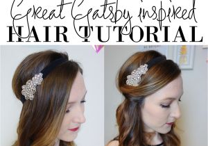 Hairstyles before 1920 Easy 1920 S Great Gatsby Hair Tutorial 1920s Pinterest