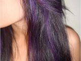 Hairstyles Black and Purple Black Hair with Purple Peek A Boo Highlights
