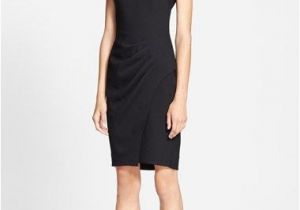 Hairstyles Black Dress L Agence Side Pleated Dress Available at nordstrom