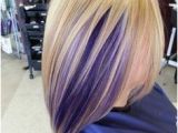 Hairstyles Blonde and Purple Purple Peekaboo Highlights