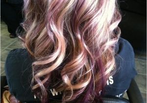 Hairstyles Blonde and Purple This is Awesome Blonde with Purple Lowlights by Selma