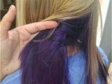 Hairstyles Blonde On Bottom Dark On top Blonde with Lowlights and Purple Underneath Love Love Love My New