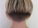 Hairstyles Bobs Back View Backview Bob Hair V Tapered Nape Shaved Bob