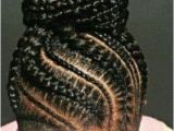 Hairstyles Braids with Hair Up Braided Bun Cornrow