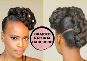 Hairstyles Buns Youtube Faux French Braid Updo [natural Hair Tutorial]