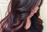 Hairstyles Burgundy Highlights 60 Hairstyles Featuring Dark Brown Hair with Highlights