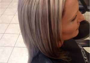 Hairstyles Chunky Highlights Chunky 3 tone Highlight and Lowlight Platinum Blonde Hair with