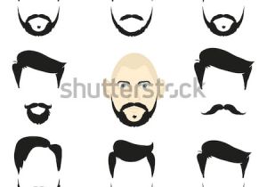 Hairstyles Clip Art Free Face Blank Templates Hairstyles Beards Hipster Stock Vector Royalty