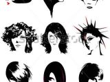 Hairstyles Clip Art Free Punk Hair Free Vector Free Vector for Free About 1 Free