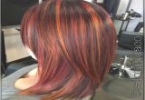 Hairstyles Dark with Red Highlights Dark Color Hairstyles Lovely Auburn Hair Color with Highlights