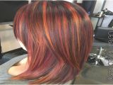 Hairstyles Dark with Red Highlights Dark Color Hairstyles Lovely Auburn Hair Color with Highlights