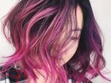 Hairstyles Dip Dyed Hair 40 Ideas Of Pink Highlights for Major Inspiration In 2018