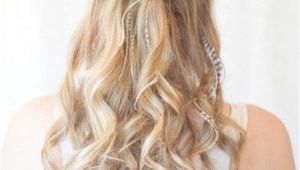 Hairstyles Down and Wavy Prom Hairstyles with Brids for Long Curly Hair Half Up Half Down In