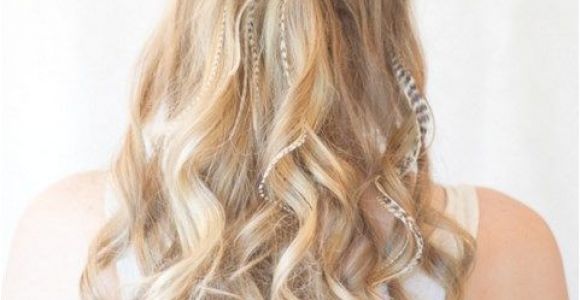 Hairstyles Down and Wavy Prom Hairstyles with Brids for Long Curly Hair Half Up Half Down In