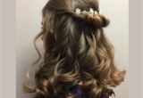 Hairstyles Down for Party Twists and Curls Pretty Down Style for Wedding Prom or Othe…