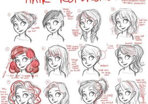 Hairstyles Drawing Easy Drawing How to Draw Cartoon Hair for Beginners Plus How to Draw