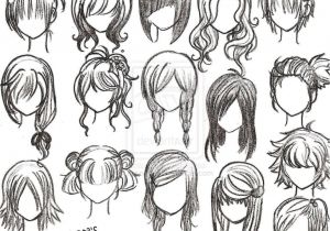 Hairstyles Drawing Female Image Result for Easy to Draw Anime Girl Hair Manga