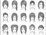 Hairstyles Drawing Male O Desenhar Mangá Gabaritos De Cabelos